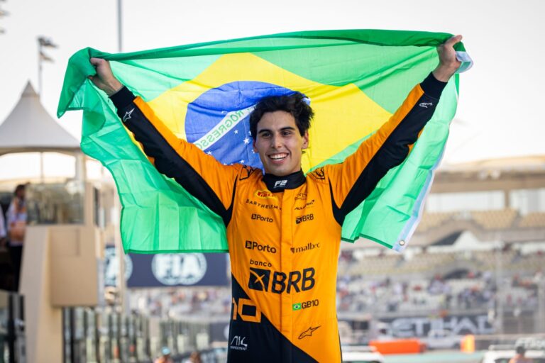 Patrocinado pelo BRB, Gabriel Bortoleto conquista título inédito na Fórmula 2