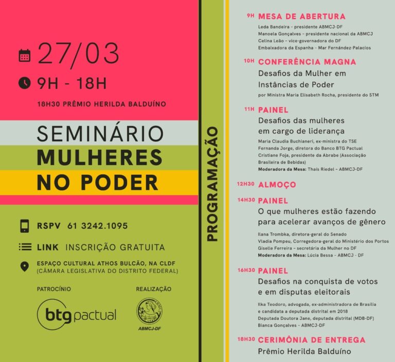 Lideranças Femininas debatem equidade de gênero na CLDF
