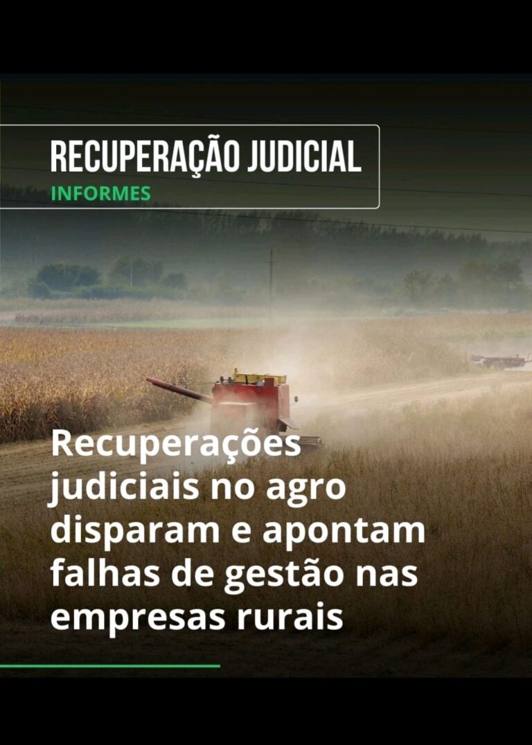 As Recuperações Judiciais no Agro aumentaram. Mas será mesmo culpa da gestão das empresas rurais?