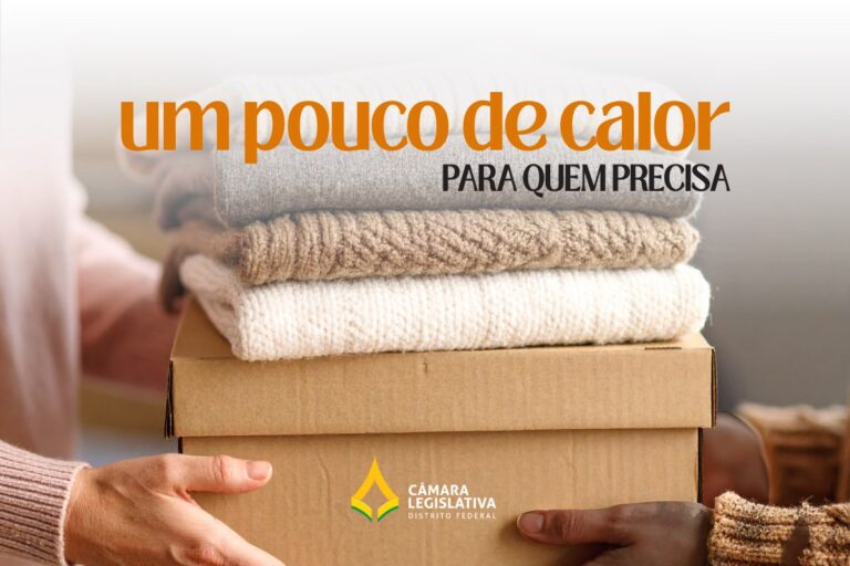 Câmara Legislativa recebe doações para campanha do agasalho