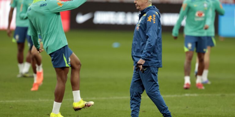 Ancelotti testa mudanças no ataque da seleção brasileira