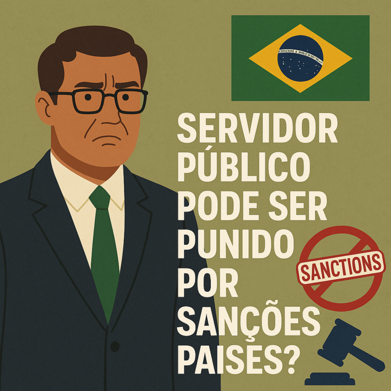 Servidor público pode ser punido por sanções de outros países? Entenda o que diz a lei brasileira