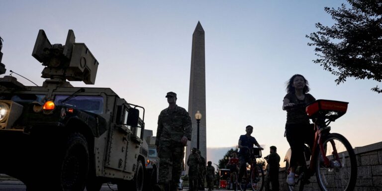 Guarda Nacional chega a Washington DC; prefeita denuncia autoritarismo