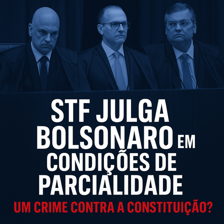 STF Julga Bolsonaro em condições de parcialidade e em descompasso com a Constituição