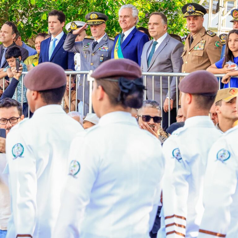 Caiado defende segurança pública como base para a verdadeira independência