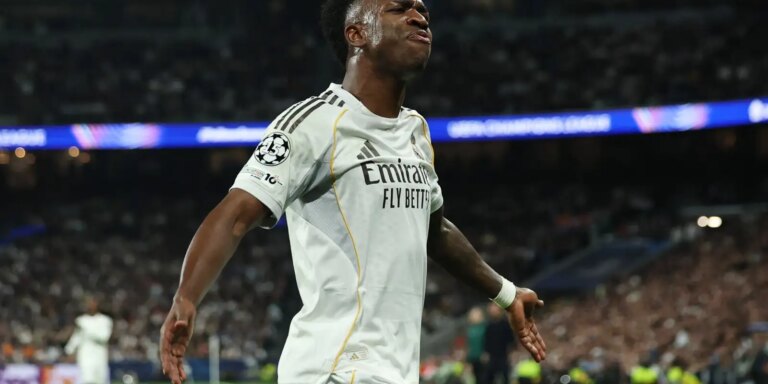 Vini Jr brilha e ajuda Real a despachar Benfica na Liga dos Campeões