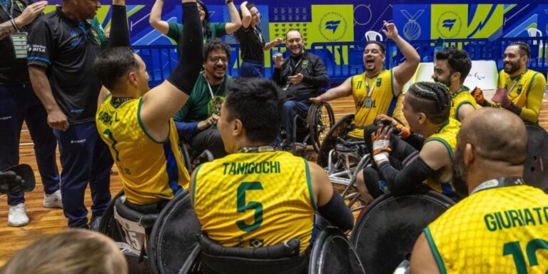 Seleção de rúgbi em cadeira de rodas conquista torneio internacional