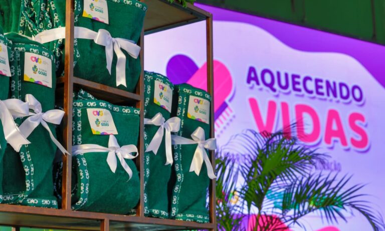 Campanha Aquecendo Vidas vai distribuir 95 mil cobertores em Goiás