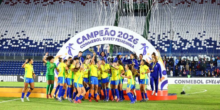 Brasil derrota Argentina e é campeão Sul-Americano Sub-17 feminino