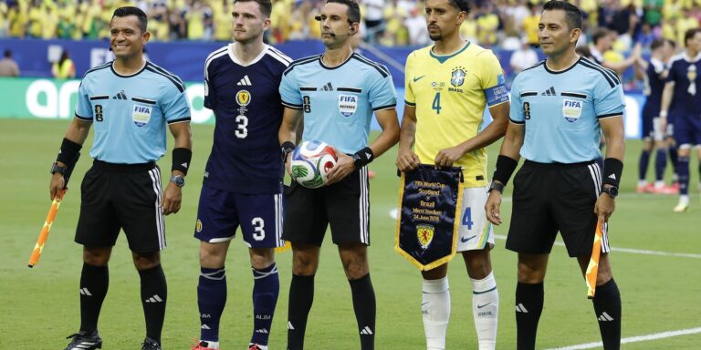 CBF envia ofício contestando gol anulado de Vini Jr. contra Escócia