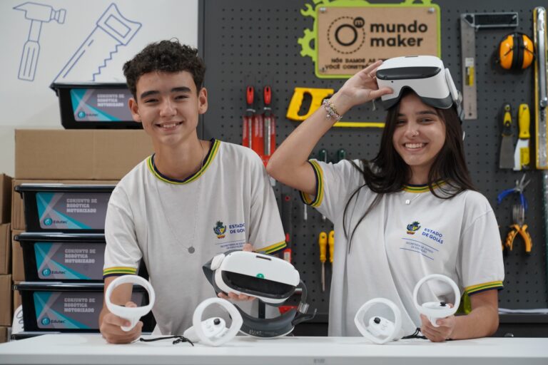 Enxergando e indo mais longe! Mais de 100 escolas têm acesso a óculos de realidade virtual em Goiás