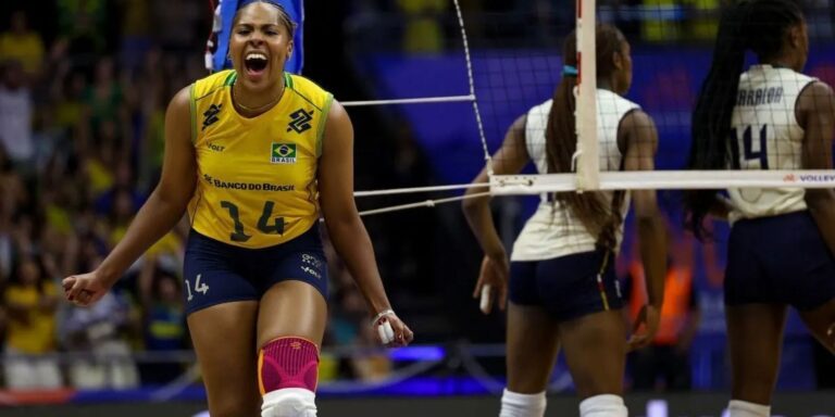 Brasil sofre, mas bate Itália por 3 sets a 2 na Liga das Nações