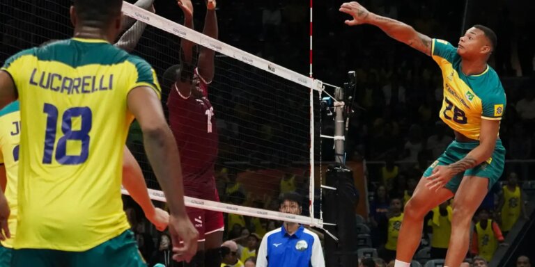 Brasil pega Itália atrás de reabilitação na Liga das Nações de vôlei