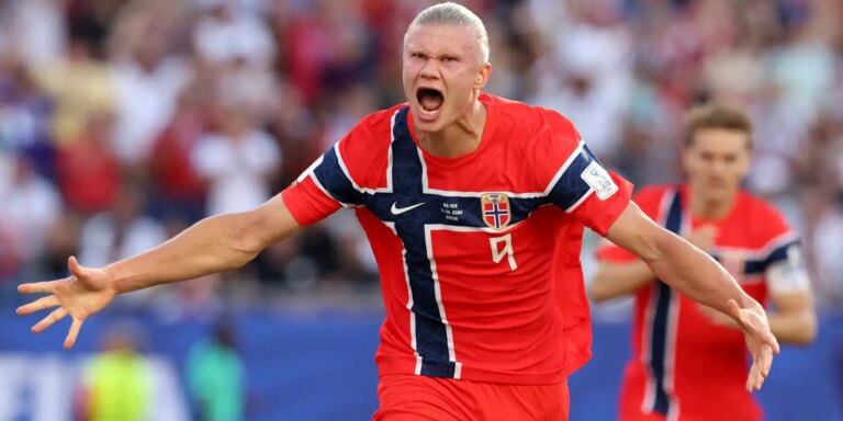 Noruega goleia Iraque em retorno à Copa; Haaland marcou dois gols