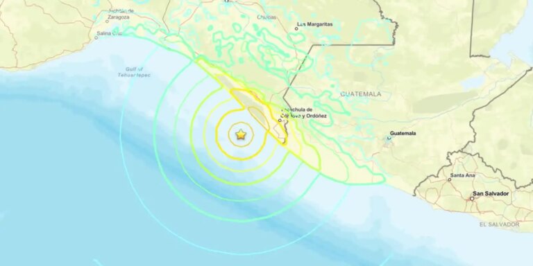 Terremoto de magnitude 7,4 atinge Puerto Madero, no México