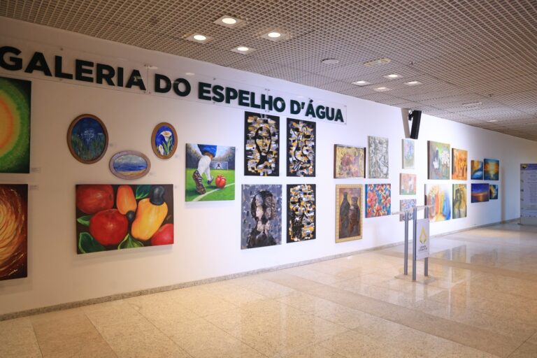 VIII Mostra de Arte e Literatura da AIC é aberta na CLDF com posse, homenagens e exposição de artes visuais