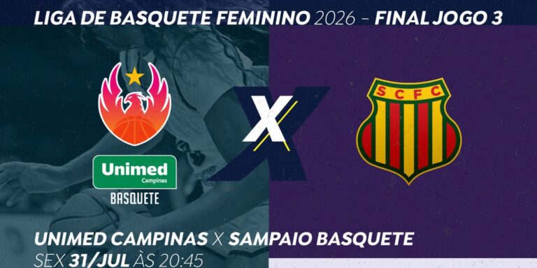 TV Brasil exibe nesta sexta jogo Unimed Campinas X Sampaio Basquete